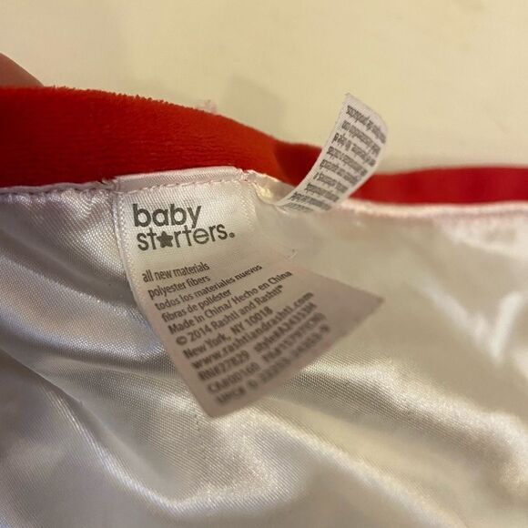 Baby starter Sock monkey blankie rattles 11x11 blanket bonus - Picture 2 of 3